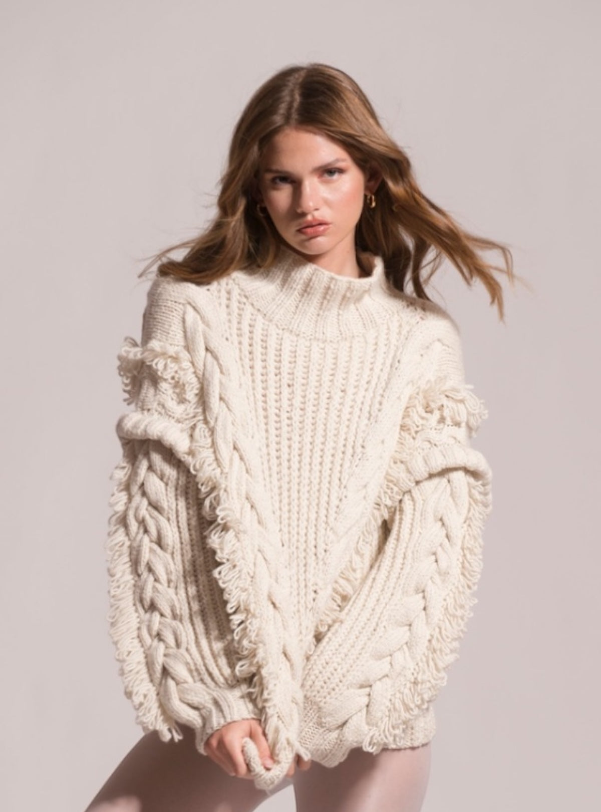 Anastasia Sweater | White Anastasia Sweater | White