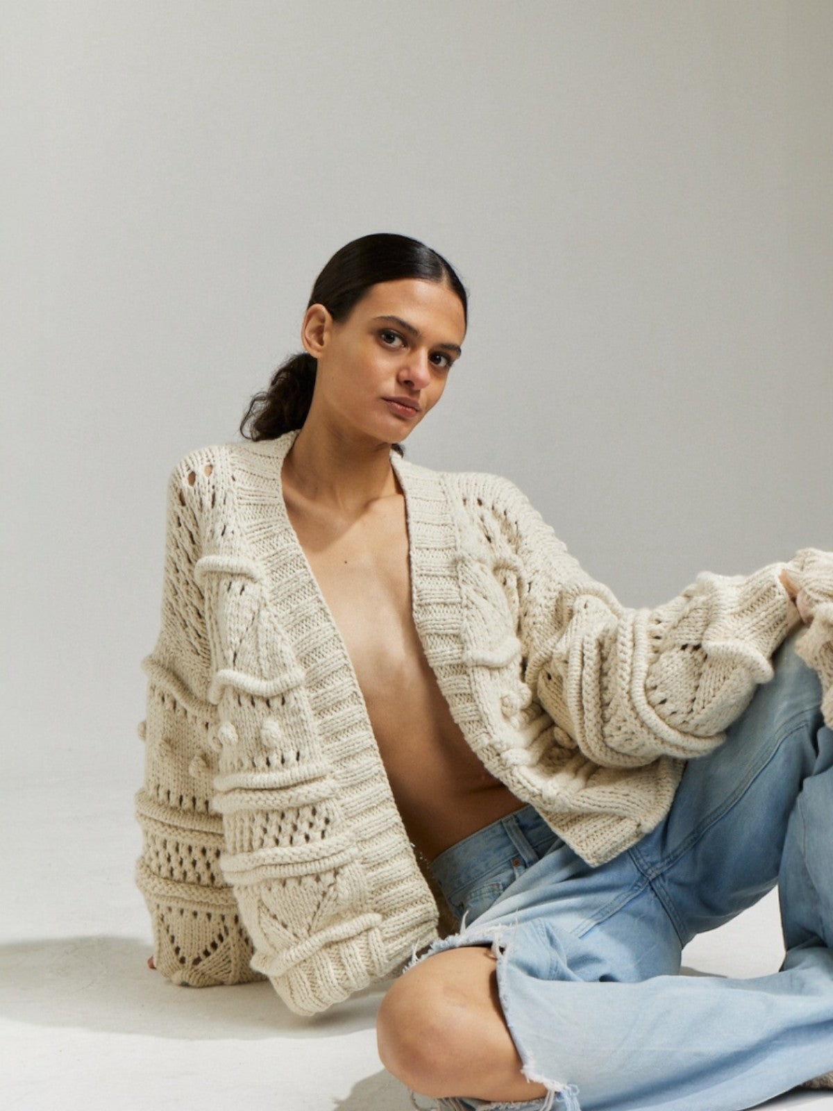 Bridgitte Cardigan | Off White Bridgitte Cardigan | Off White