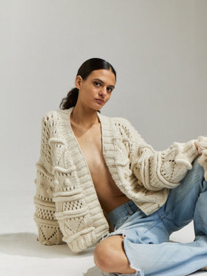 Bridgitte Cardigan | Off White Bridgitte Cardigan | Off White