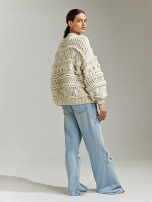 Bridgitte Cardigan | Off White Bridgitte Cardigan | Off White