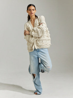 Bridgitte Cardigan | Off White Bridgitte Cardigan | Off White