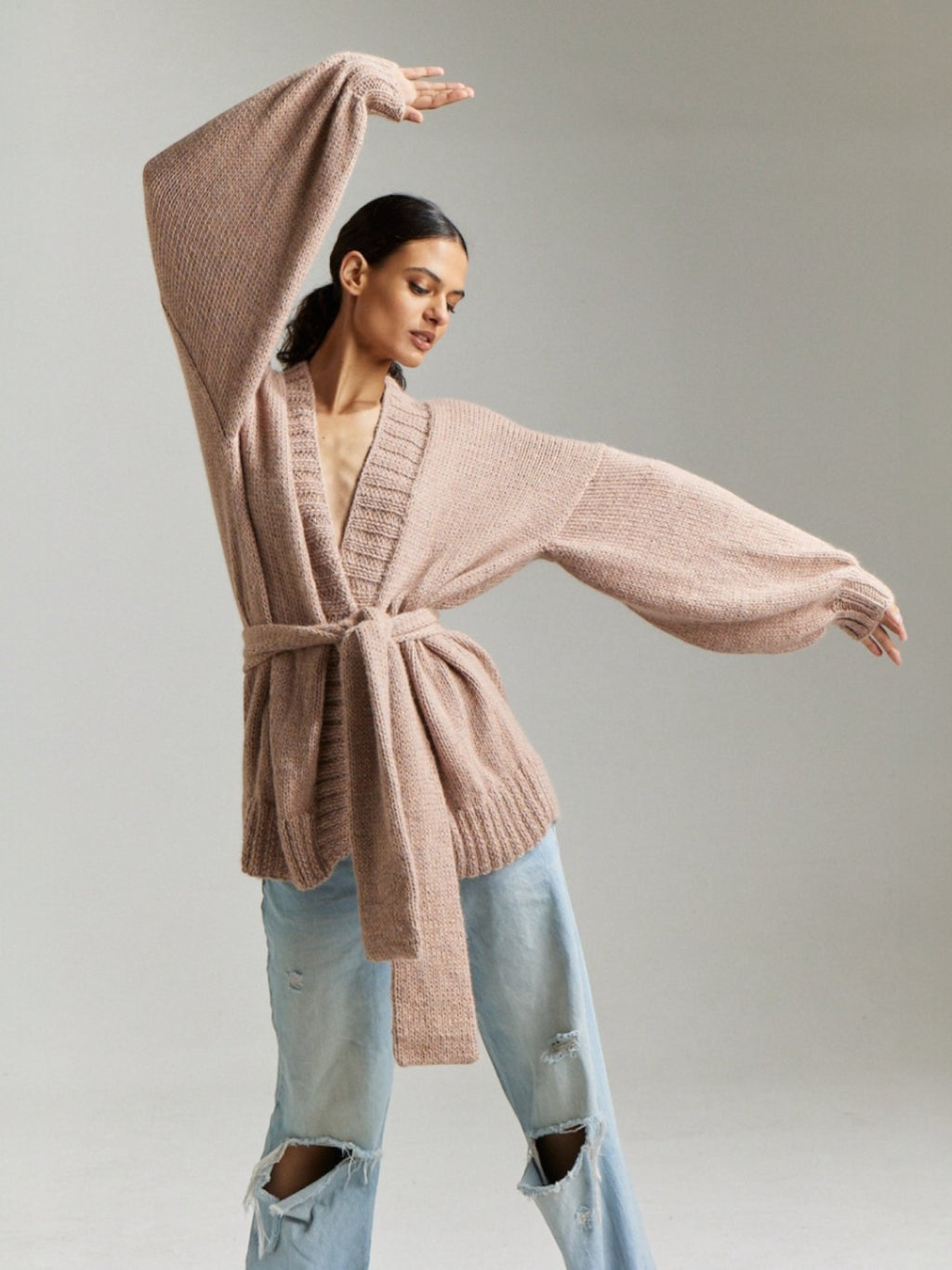 Demoiselle Cardigan | Nude