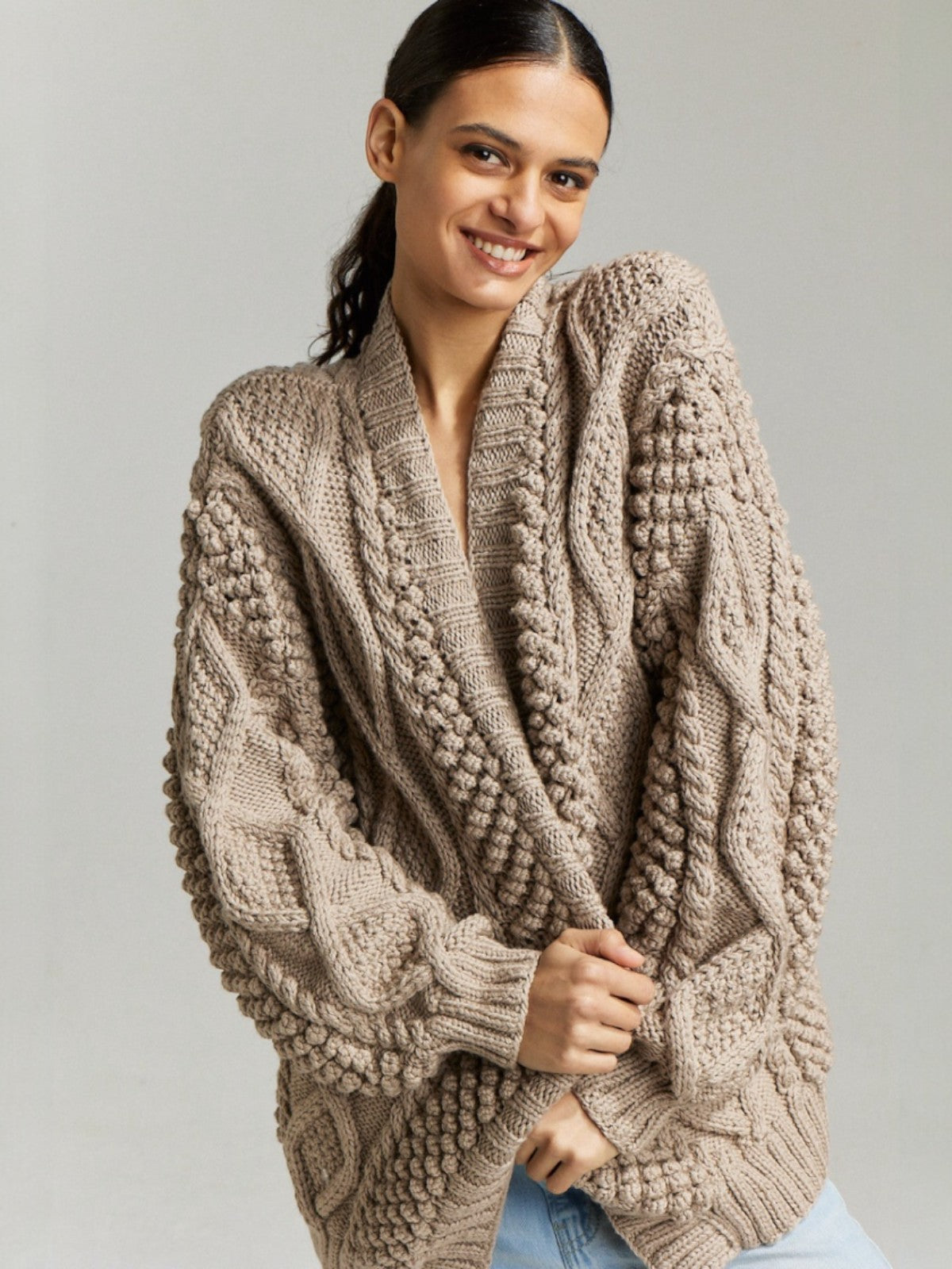 Didi Cardigan | Taupe