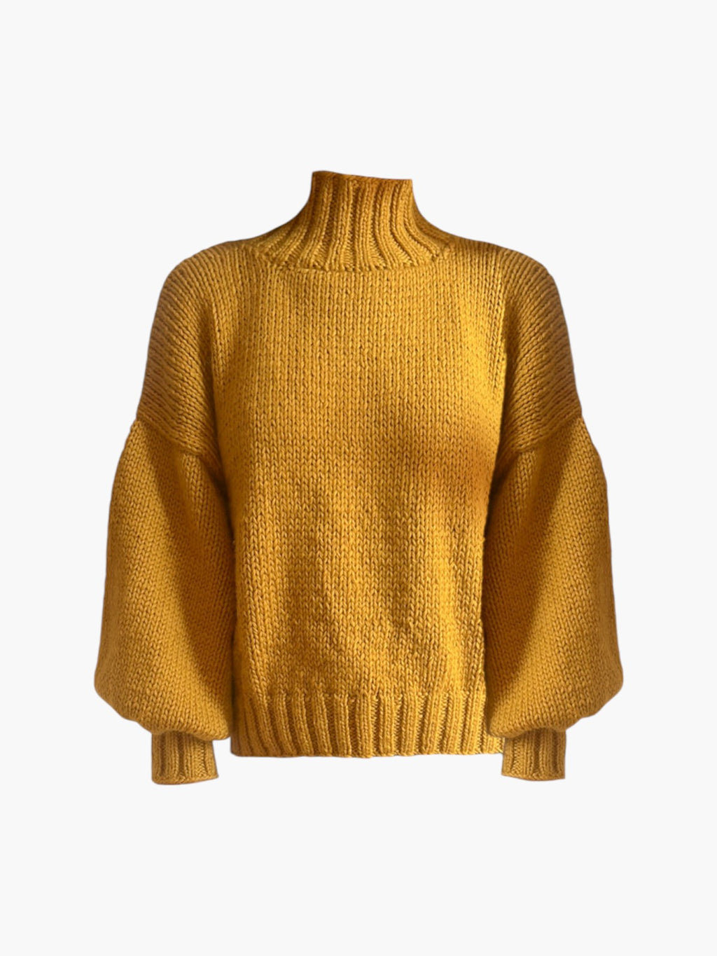 Evie Midi Sweater | Mustard