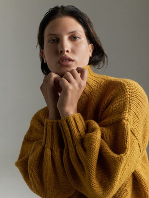 Evie Midi Sweater | Mustard Evie Midi Sweater | Mustard