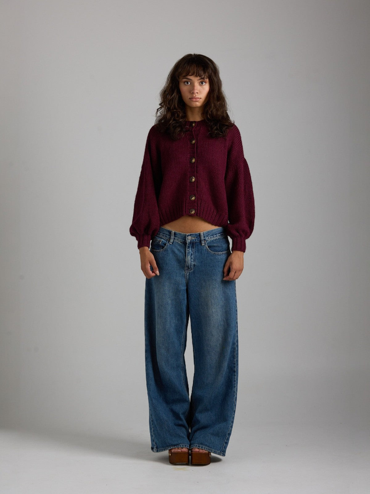 Frenchie Sweater | Burgundy Frenchie Sweater | Burgundy