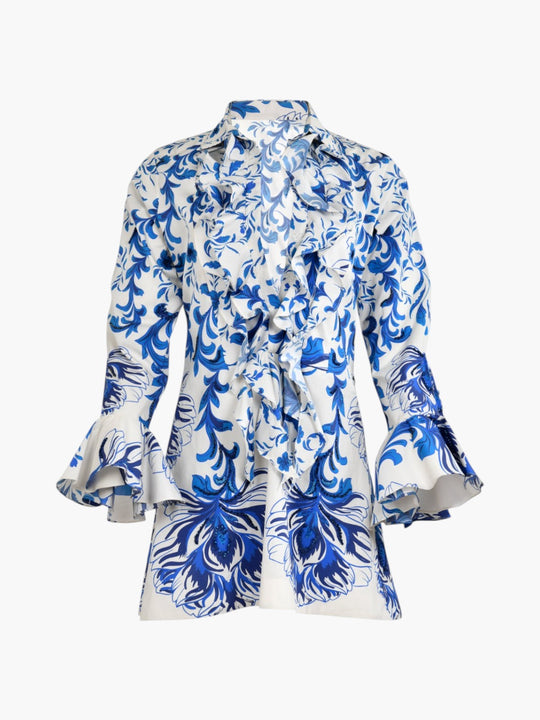 Cate Cotton Blue Dress