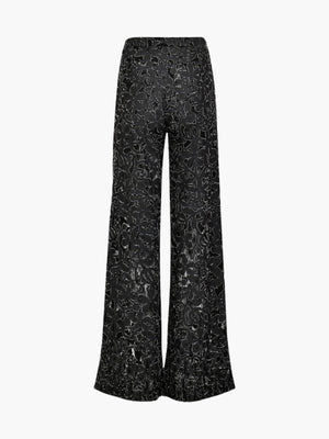 Chloe Lace Denim Pants | Black Chloe Lace Denim Pants | Black