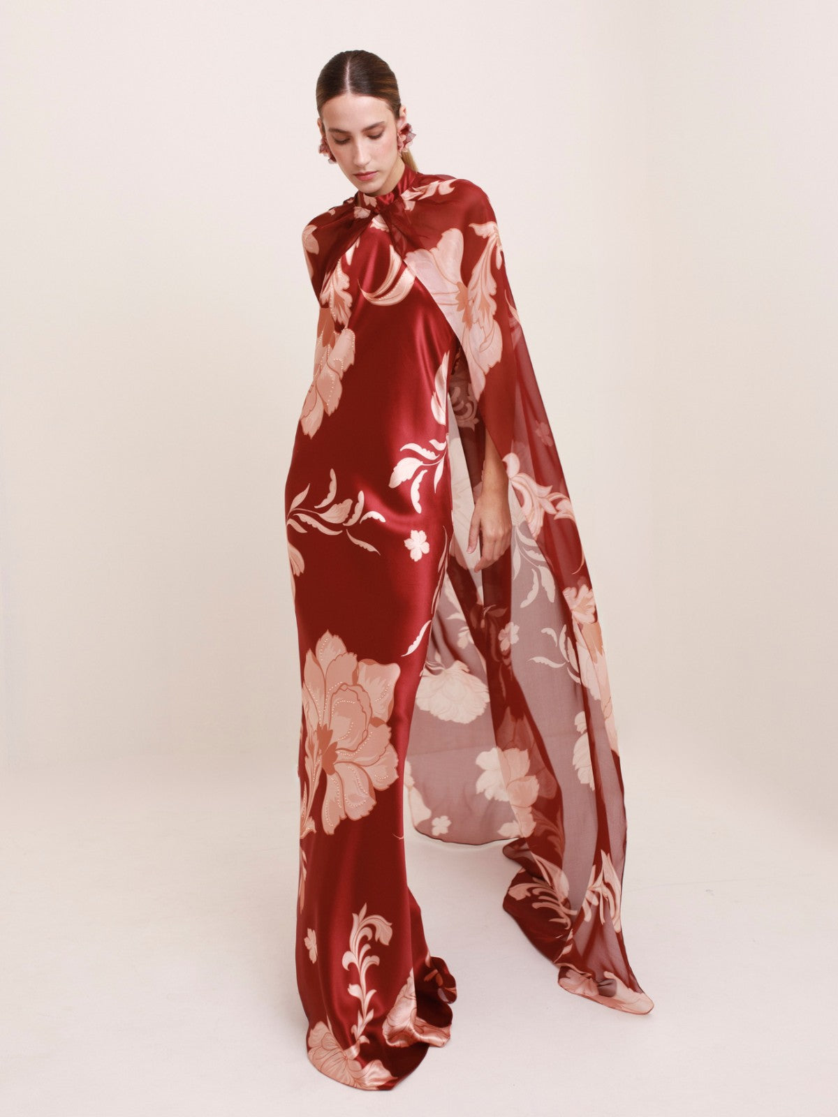 Mikaela Cape | Red Mikaela Cape | Red