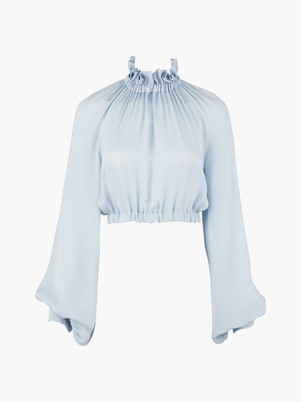 Nero Ruffled Top | Blue