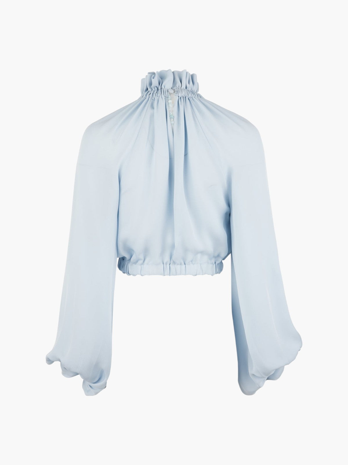 Nero Ruffled Top | Blue Nero Ruffled Top | Blue