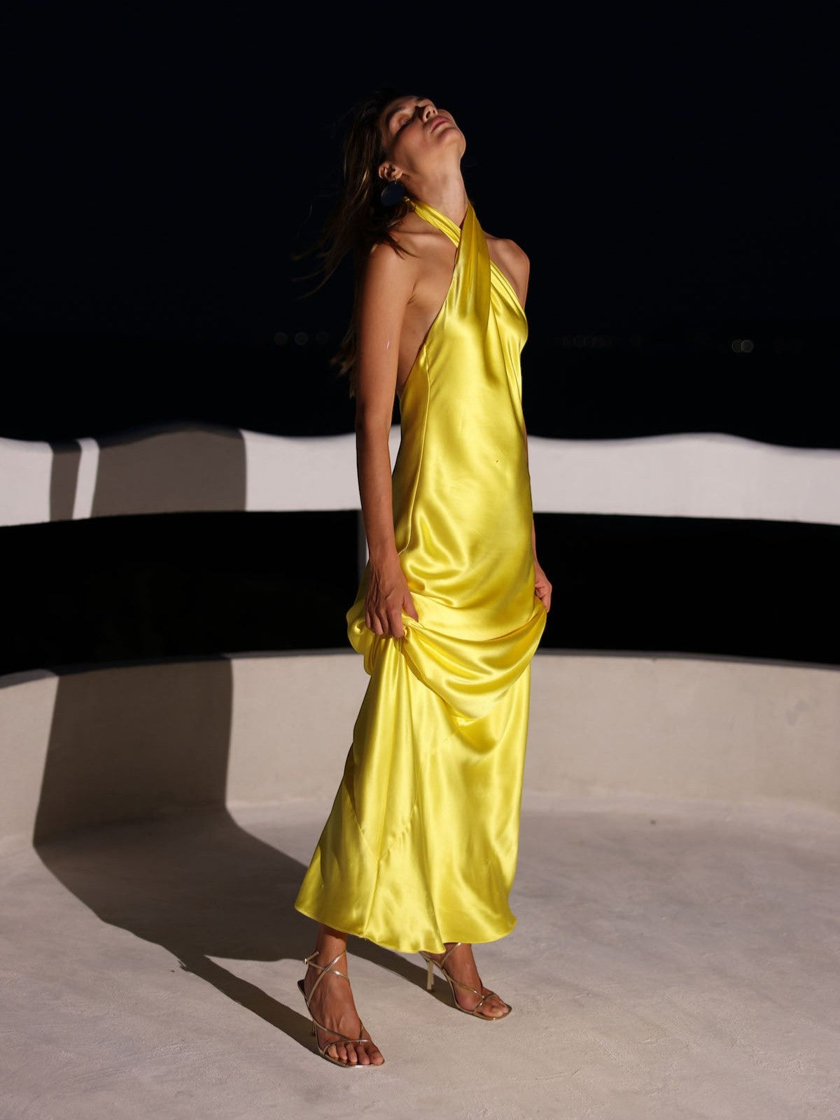 Olivia Halter Silk Dress Olivia Halter Silk Dress