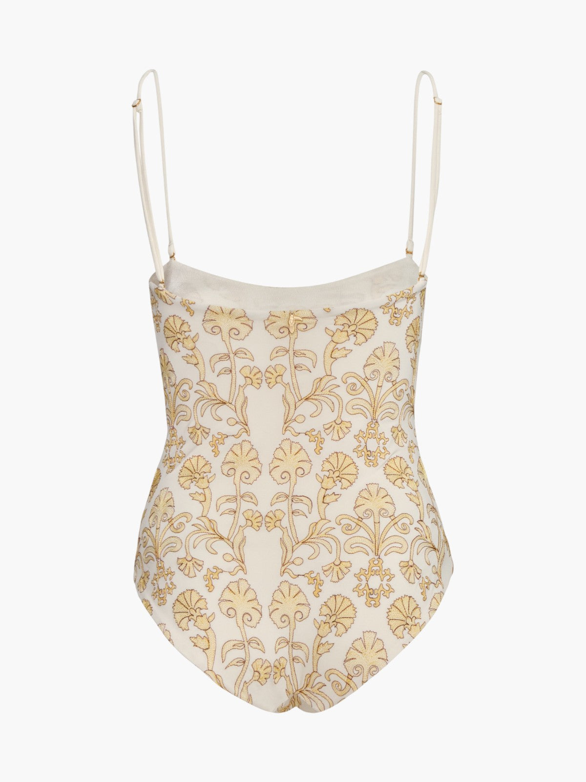 Esteros Embroidered One Piece | Yellow Flowers/Ivory Esteros Embroidered One Piece | Yellow Flowers/Ivory