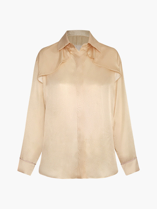 Andalucía Satin Silk Shirt | Butter Reptile