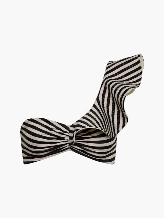 Barranquero Top | Black & White Stripes