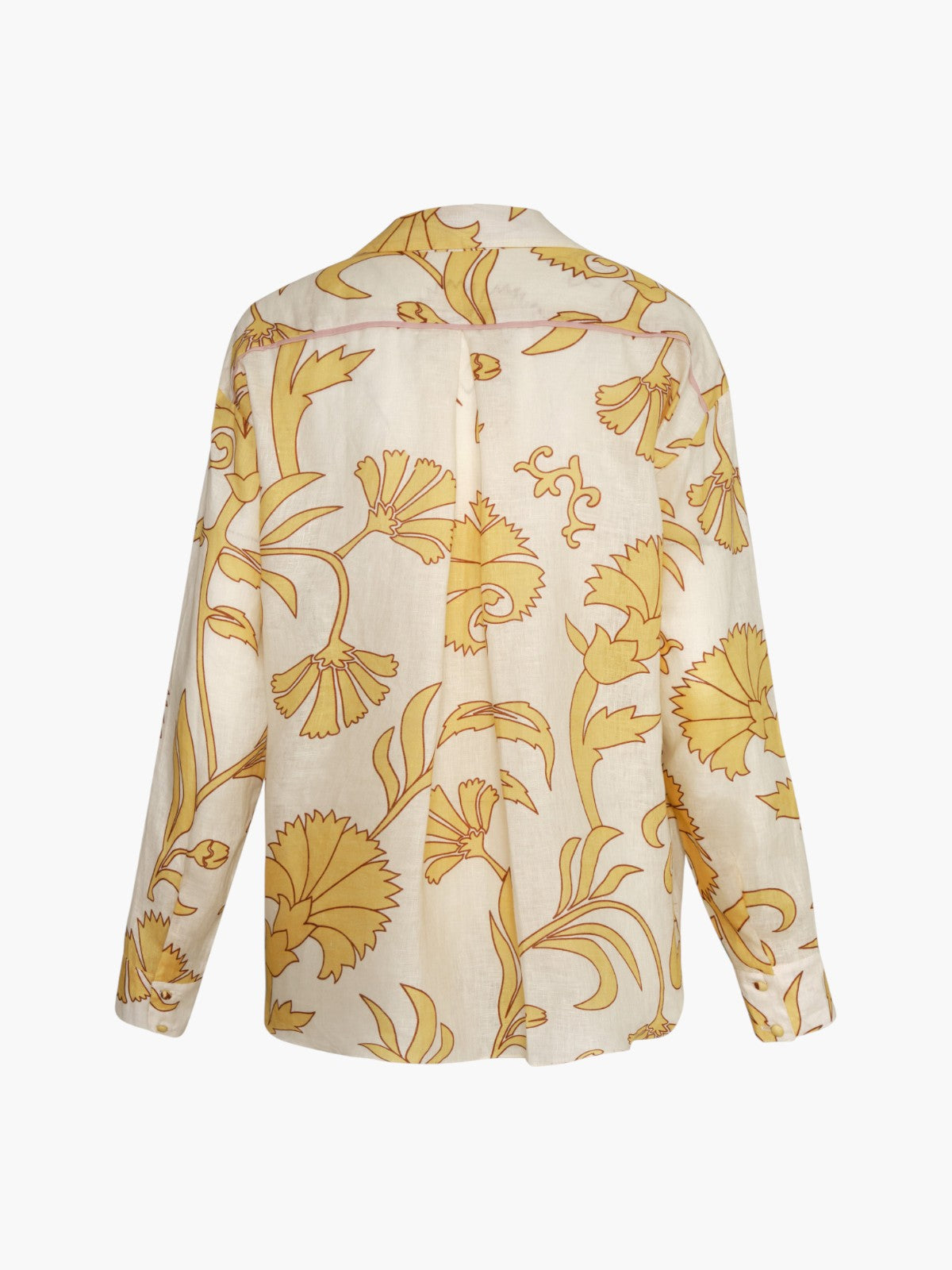 Jill Linen Shirt | Yellow Flowers Jill Linen Shirt | Yellow Flowers