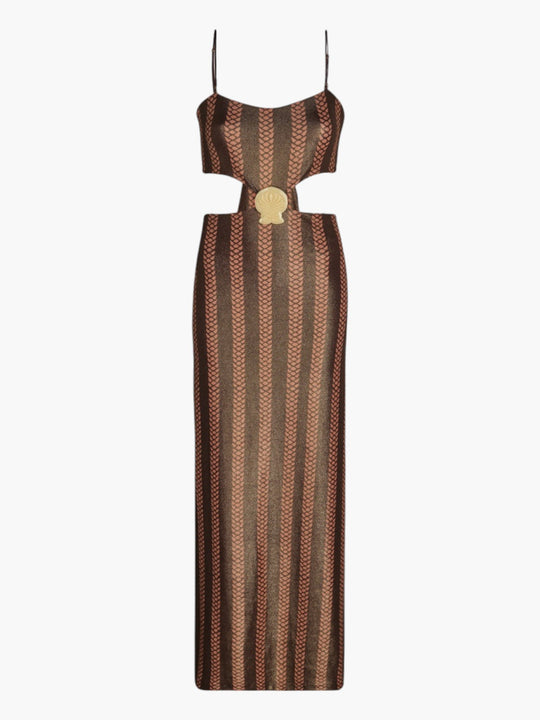Pestana Maxi Dress | Gold
