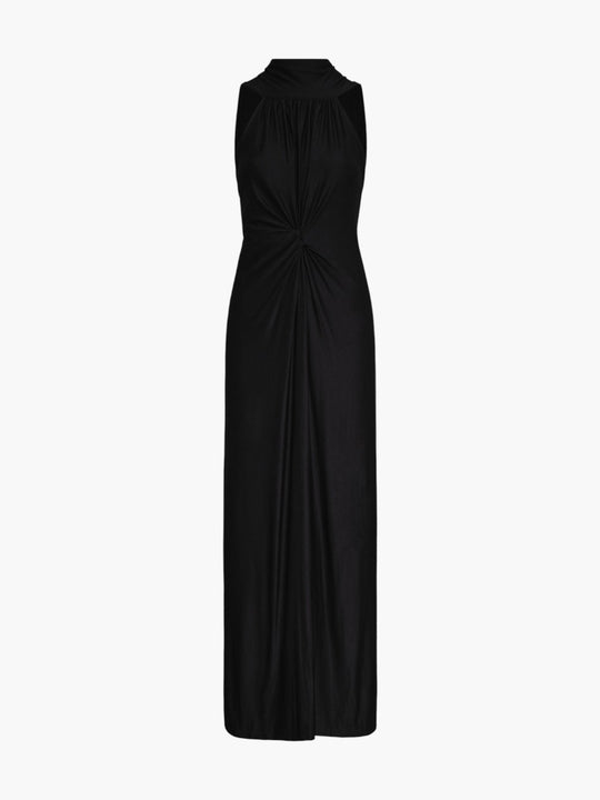 Rosales Jersey Midi Dress | Black