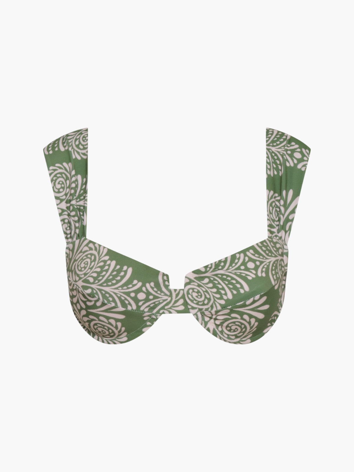 Sabina Top | Green Arabesque