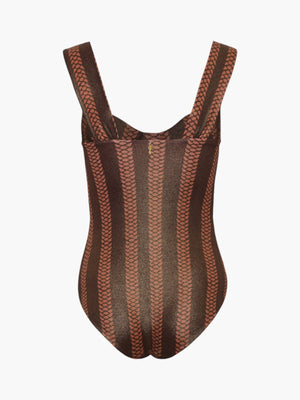 Sabina One Piece | Gold/Nude Sabina One Piece | Gold/Nude