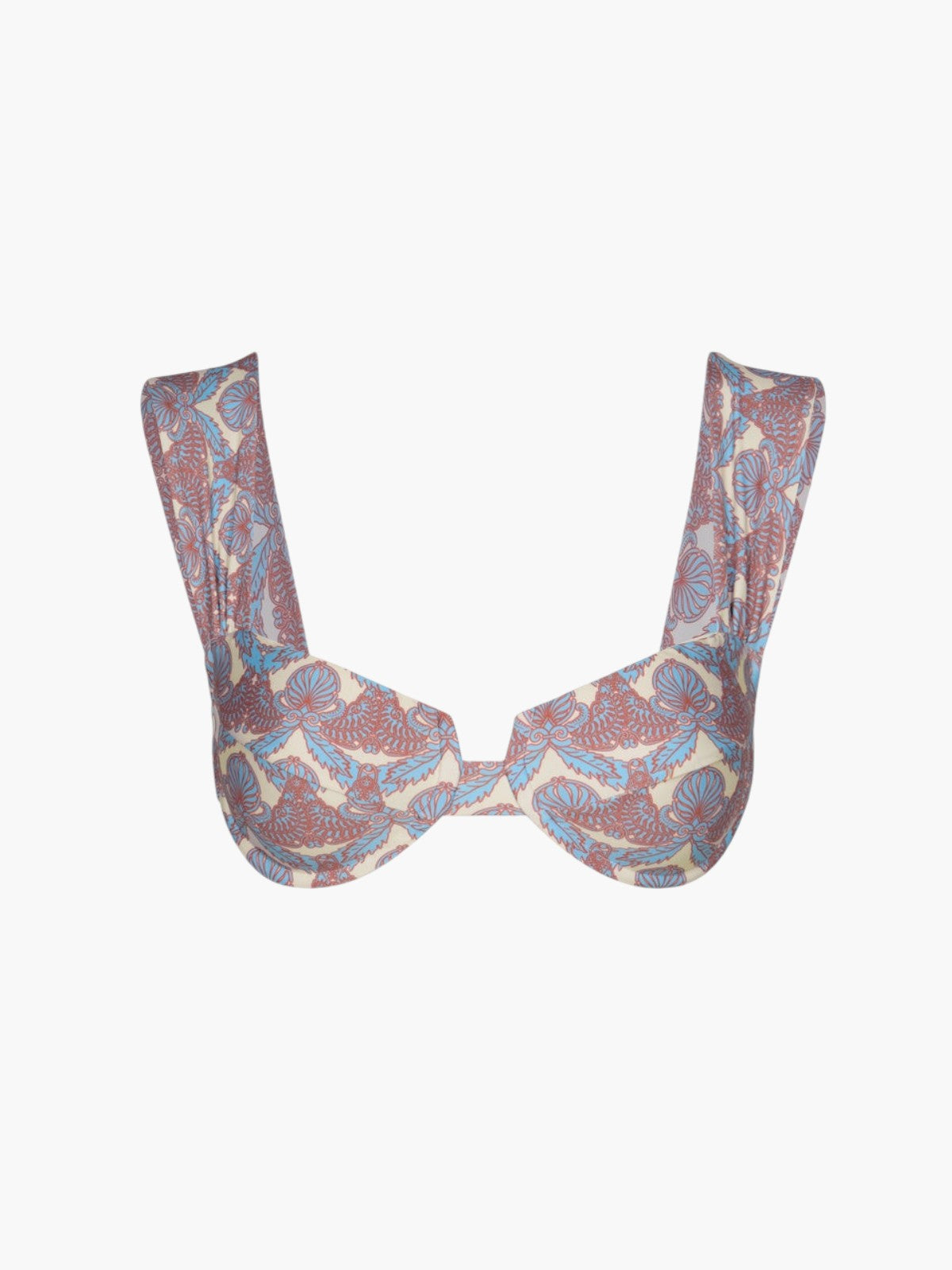 Sabina Top | Sky Blue Ornaments/Ivory Sabina Top | Sky Blue Ornaments/Ivory