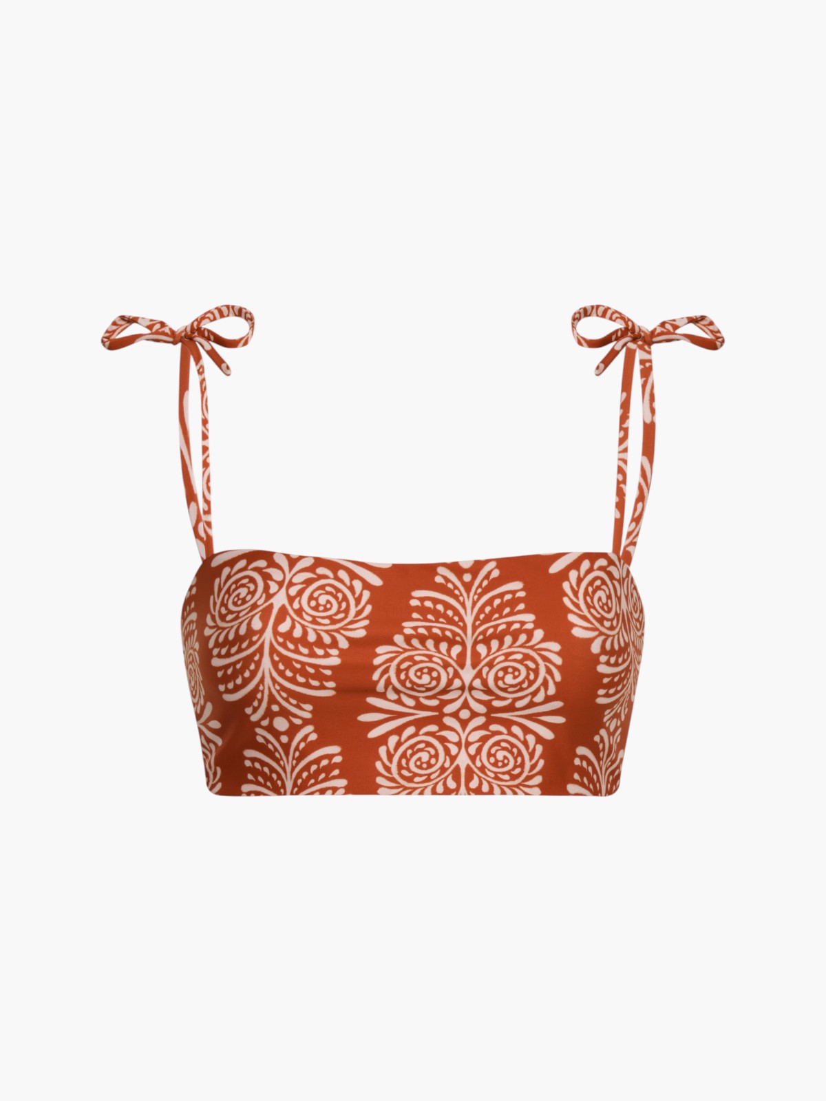 San Miguel Top | Red Arabesque/Orange Stripes San Miguel Top | Red Arabesque/Orange Stripes