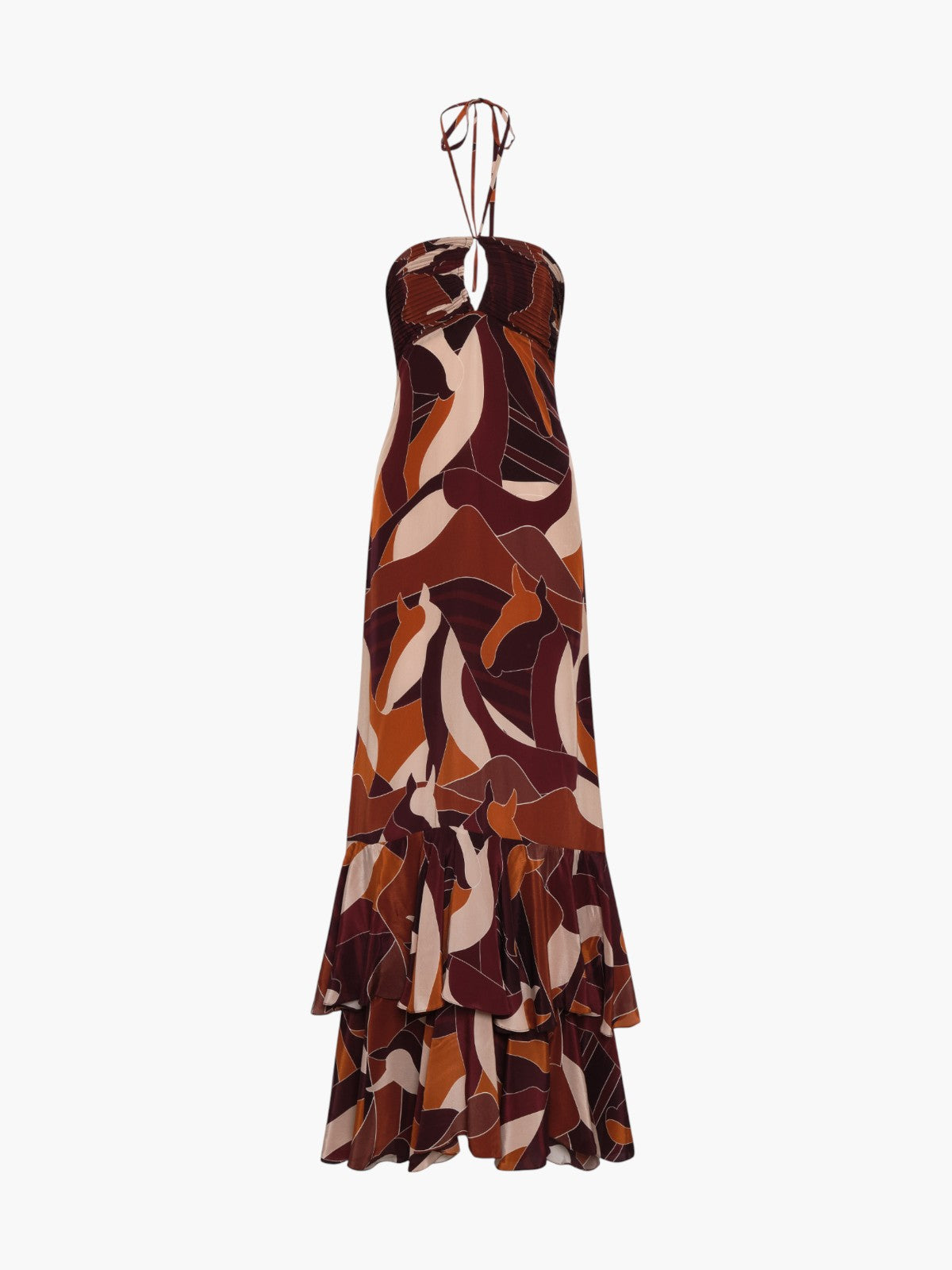 Sevillana Crepe Chine Maxi Dress | Purple Horses Sevillana Crepe Chine Maxi Dress | Purple Horses