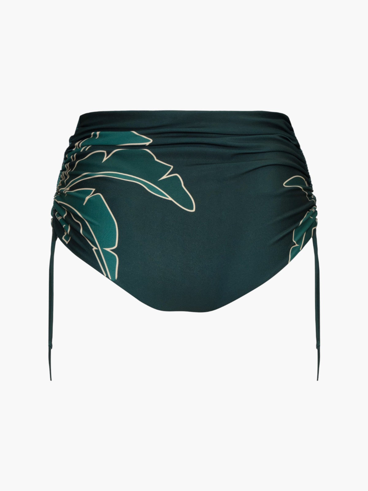 Victoria Hand Embroidered Bottom | Aquamarine Palms/Metallic Mint Victoria Hand Embroidered Bottom | Aquamarine Palms/Metallic Mint