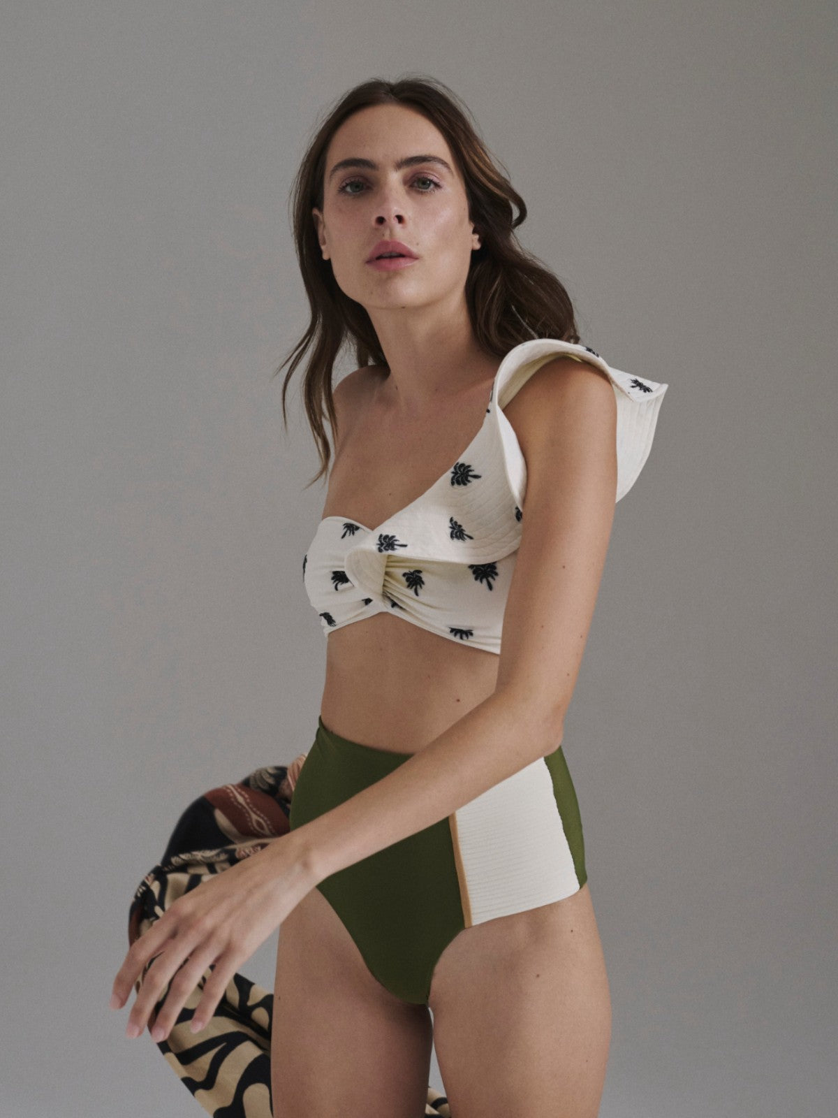 Barranquero Embroidered Top | Ivory/Black Polka Palms Barranquero Embroidered Top | Ivory/Black Polka Palms