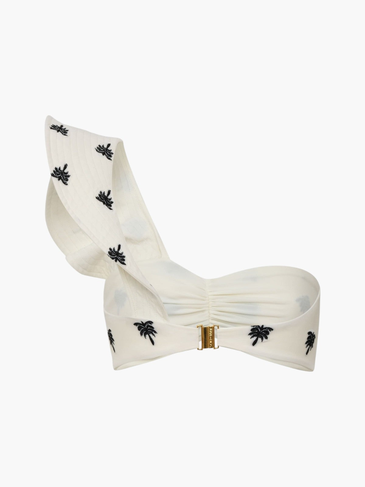 Barranquero Embroidered Top | Ivory/Black Polka Palms Barranquero Embroidered Top | Ivory/Black Polka Palms