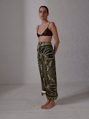 De La Falaise Sarong | Green De La Falaise Sarong | Green