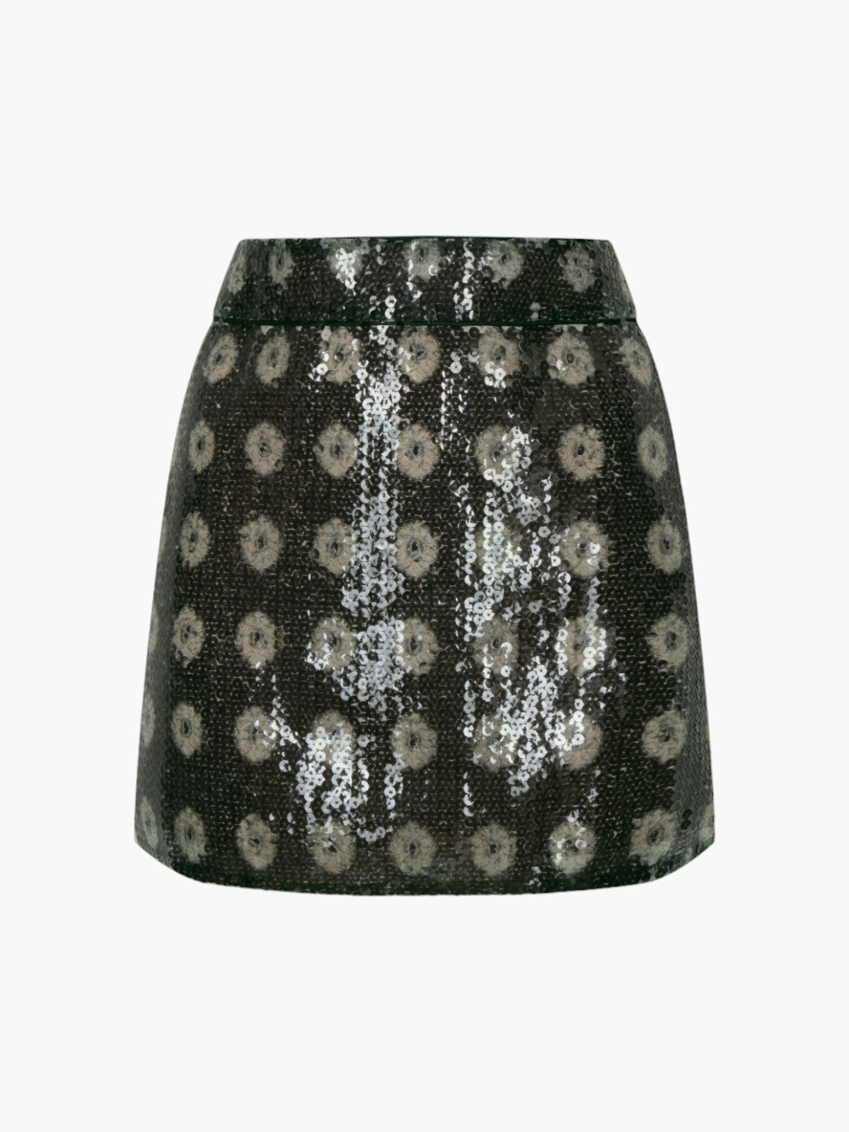 El Carmen Sequins Mini Skirt | Green