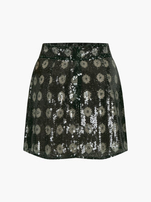 El Carmen Sequins Mini Skirt | Green El Carmen Sequins Mini Skirt | Green