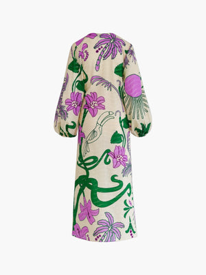 Hojarasca Cotton Eyelet Maxi Dress | Violet Garden Hojarasca Cotton Eyelet Maxi Dress | Violet Garden