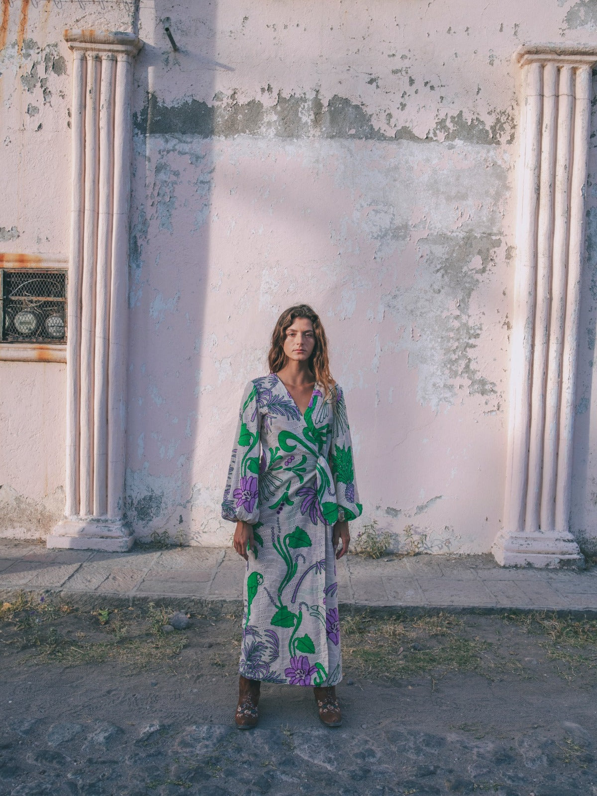 Hojarasca Cotton Eyelet Maxi Dress | Violet Garden Hojarasca Cotton Eyelet Maxi Dress | Violet Garden