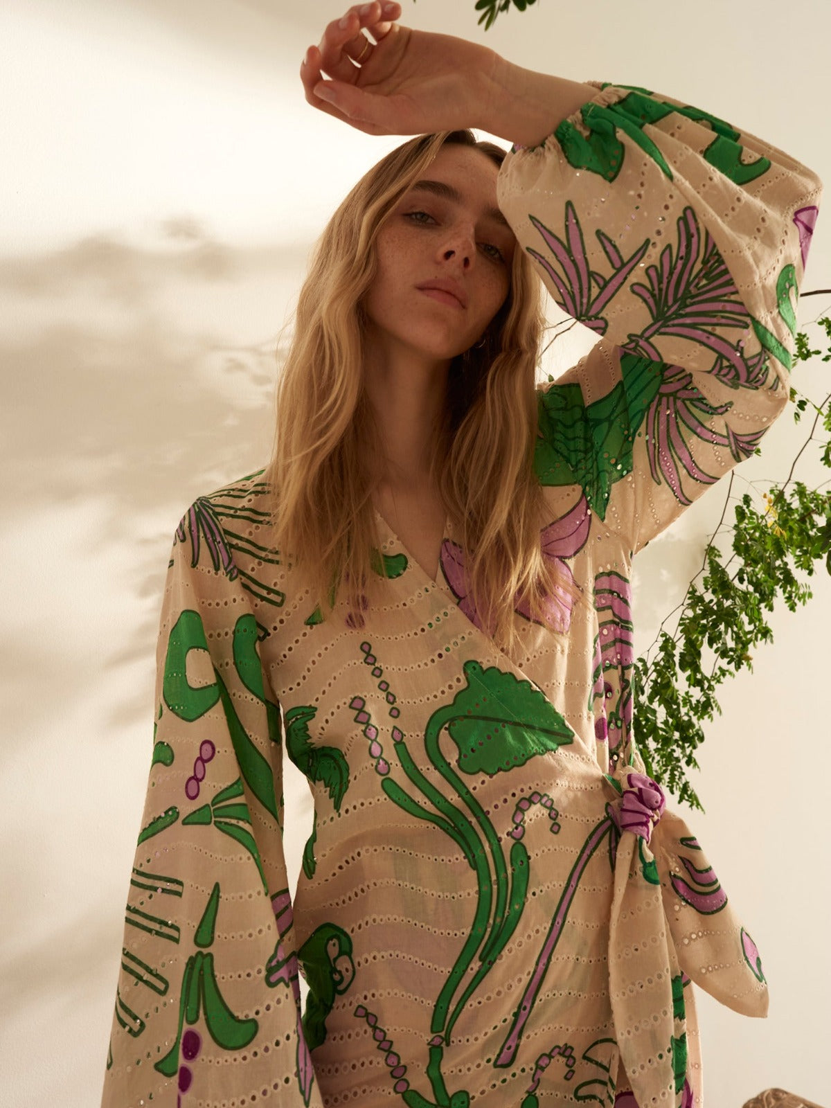 Hojarasca Cotton Eyelet Maxi Dress | Violet Garden Hojarasca Cotton Eyelet Maxi Dress | Violet Garden