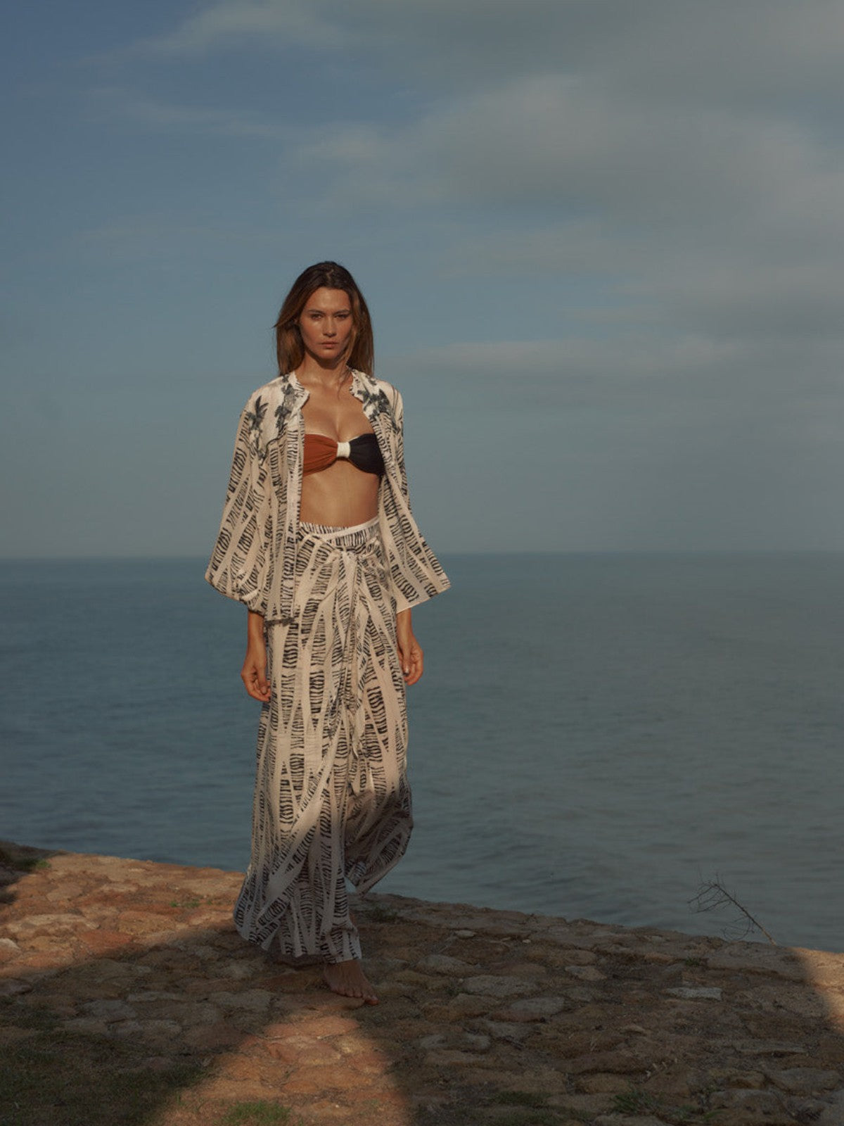 La Bamba Crepe Chine Pants | Cream Canoe La Bamba Crepe Chine Pants | Cream Canoe