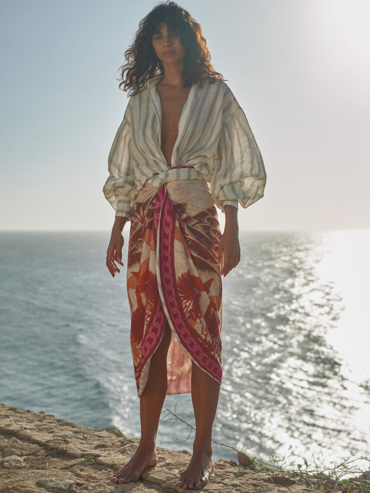 Barnes Linen Shirt | Lila Stripes Barnes Linen Shirt | Lila Stripes