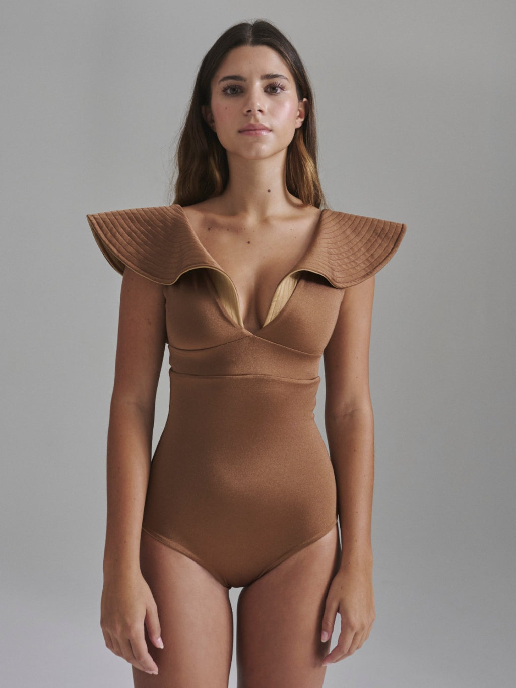 Quetzal One Piece | Brown/Gold