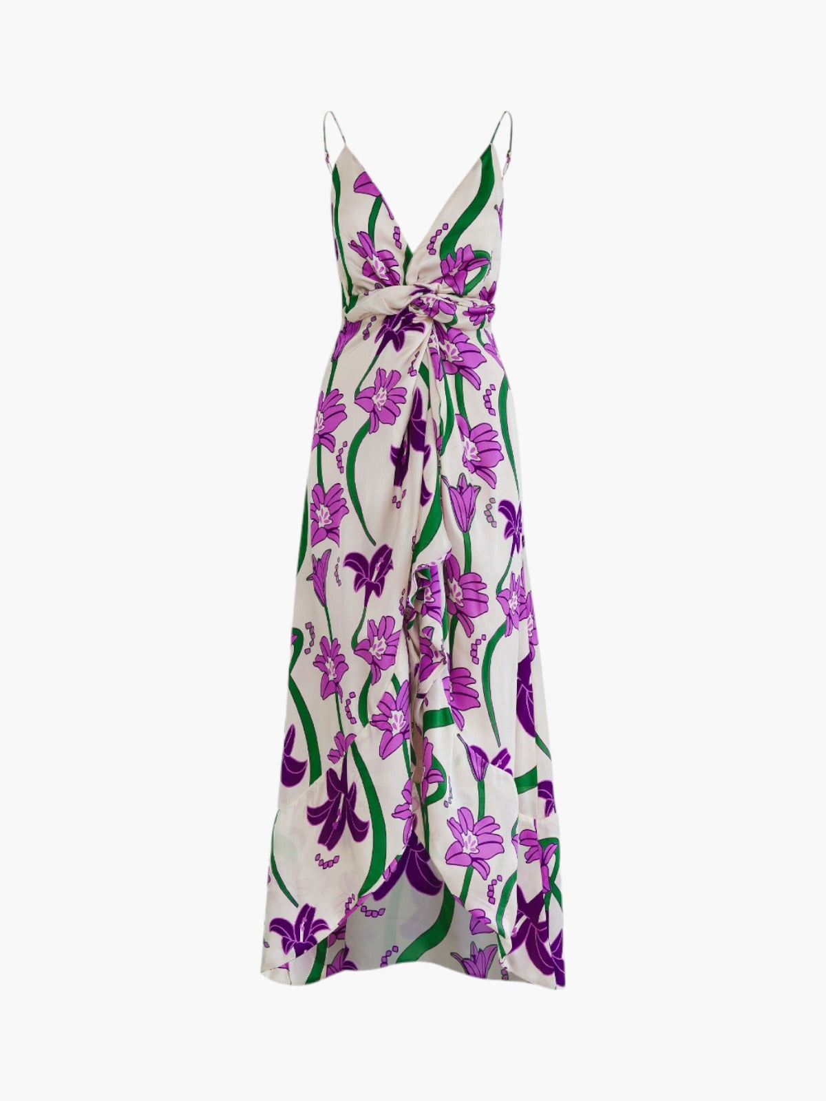 Sabina Silk Dress | Violet Flowers Sabina Silk Dress | Violet Flowers
