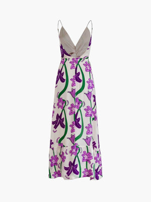 Sabina Silk Dress | Violet Flowers Sabina Silk Dress | Violet Flowers