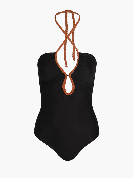 Saint Tropez One Piece | Black/Argan