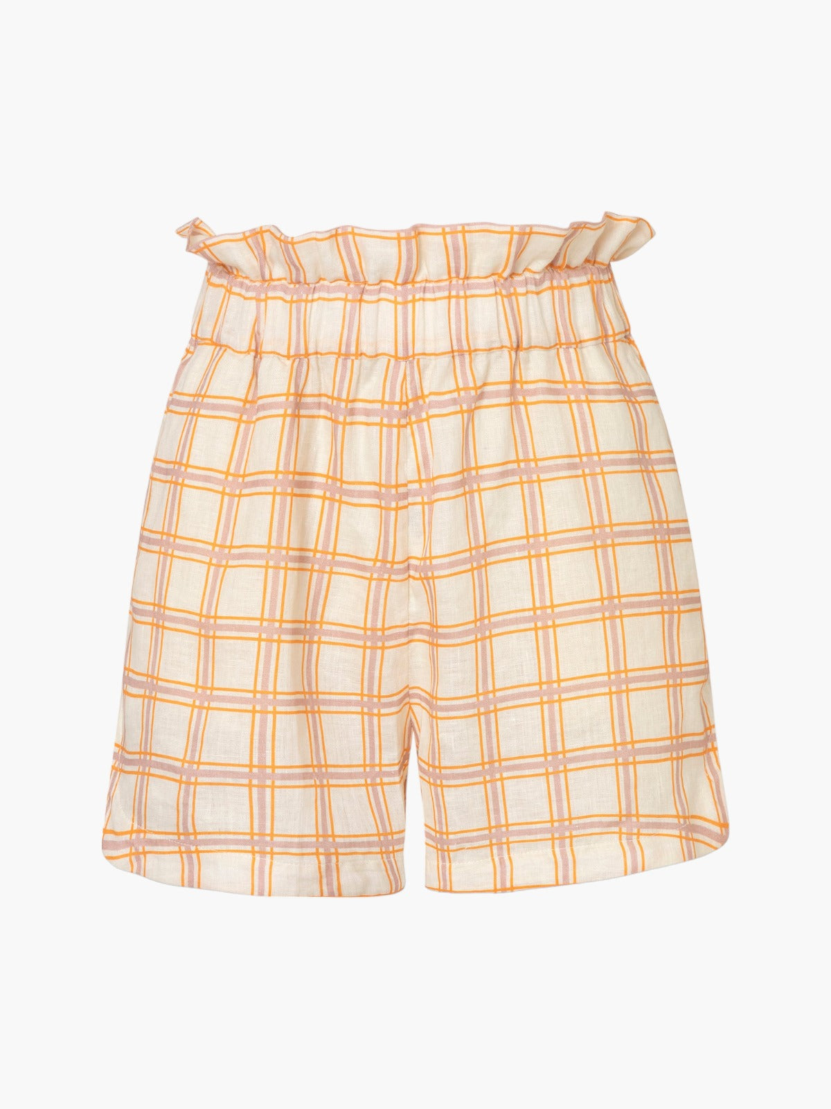 San Antonio Linen Short | Cream and Butter Scotch San Antonio Linen Short | Cream and Butter Scotch