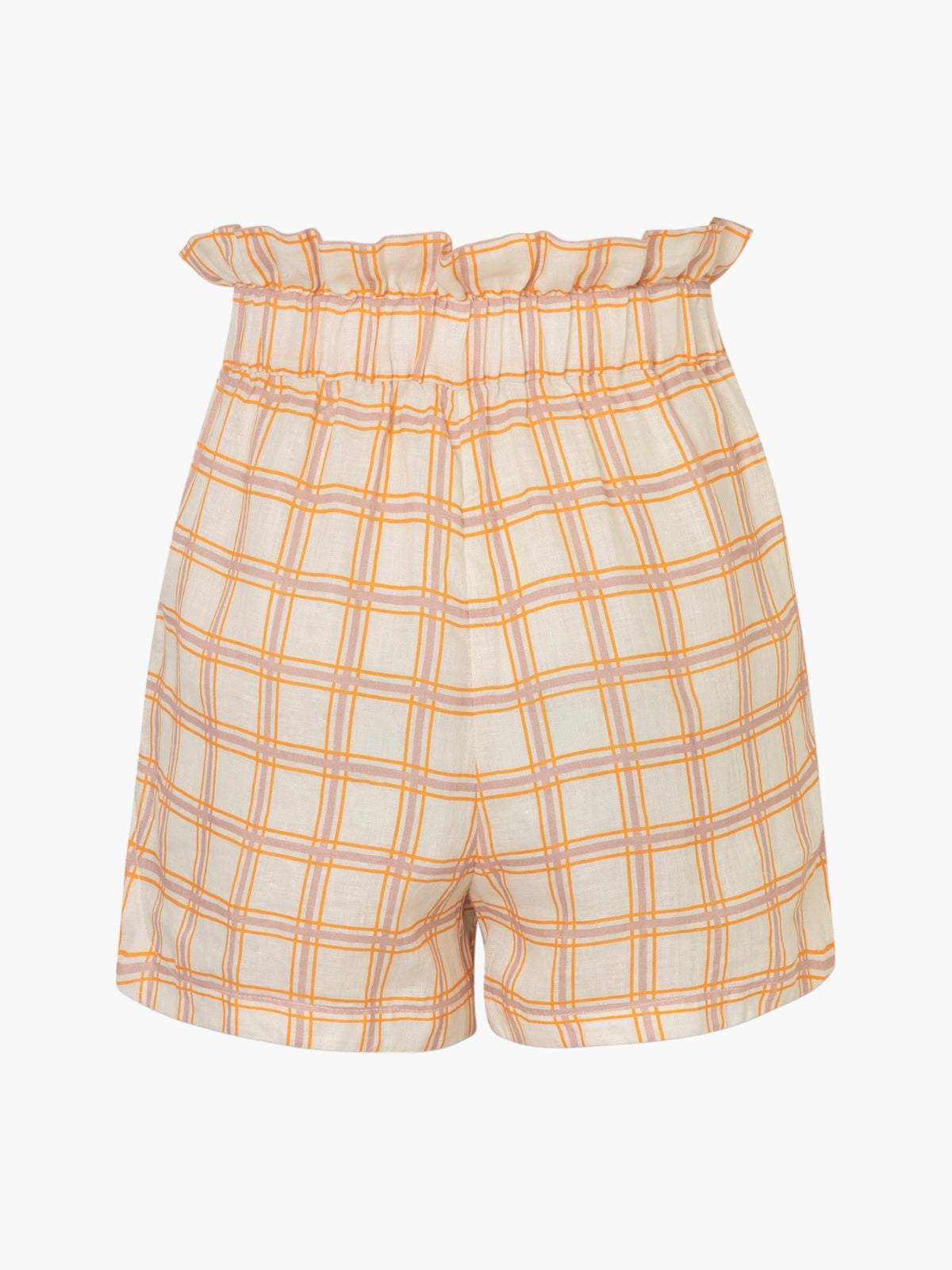 San Antonio Linen Short | Cream and Butter Scotch San Antonio Linen Short | Cream and Butter Scotch