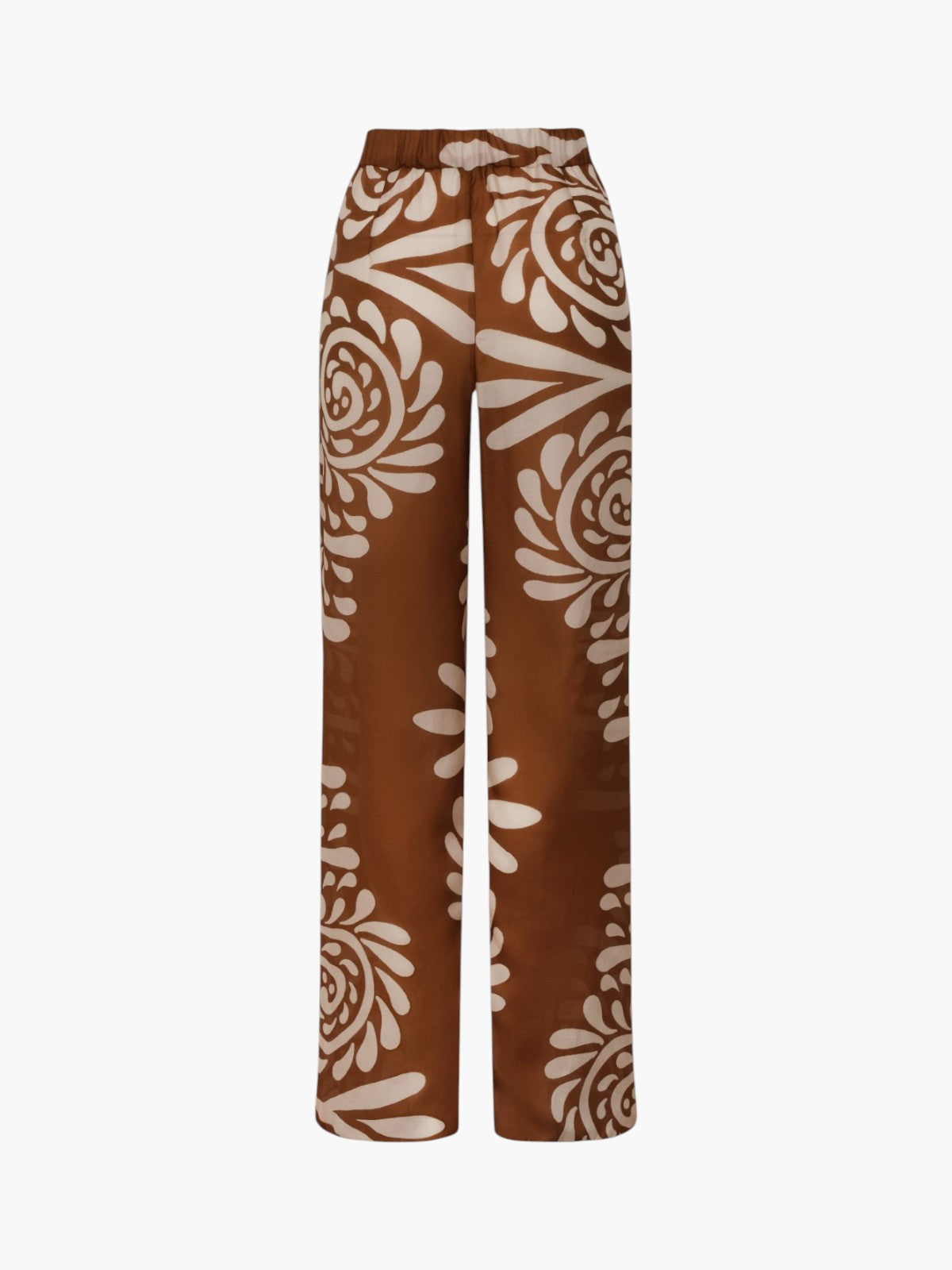 San Benito Cotton Silk Pants | Brown Arabesque San Benito Cotton Silk Pants | Brown Arabesque