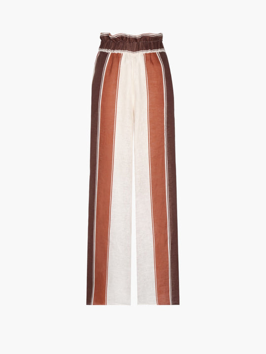 San Benito Linen Pants | Terra Stripes
