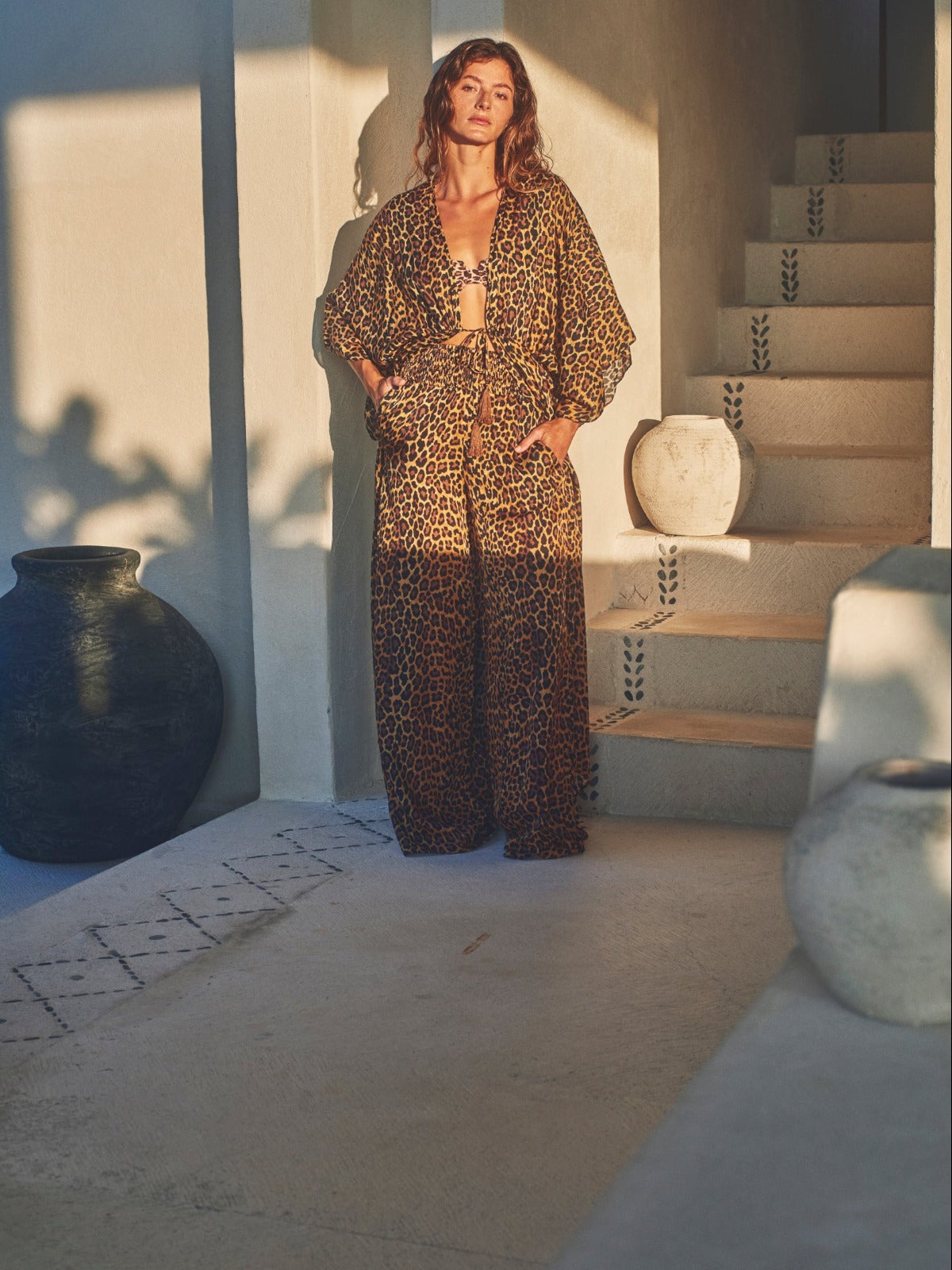 San Cipriano Cotton Silk Tunic | Jaguar Print San Cipriano Cotton Silk Tunic | Jaguar Print