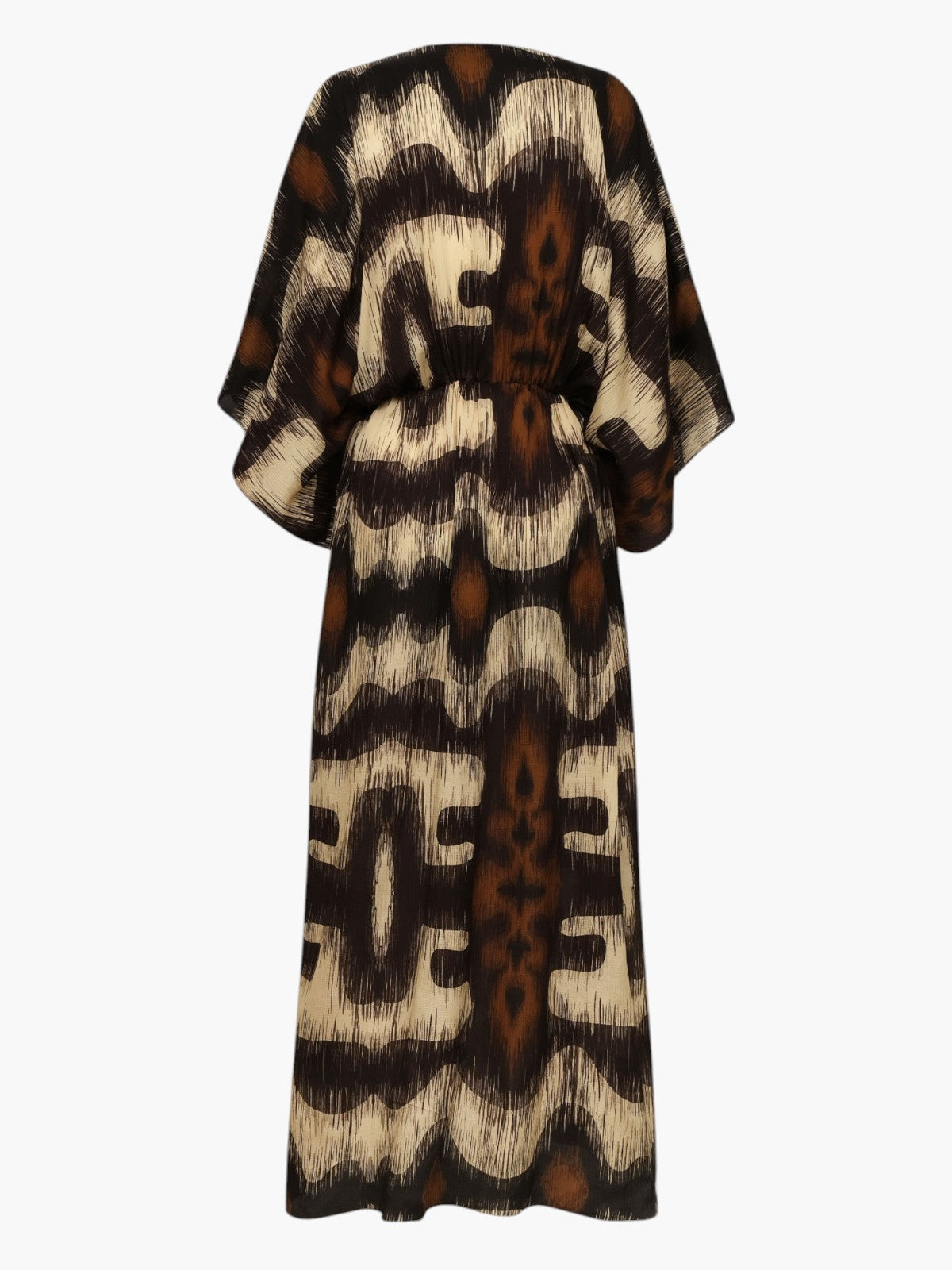 San Cipriano Martellato Silk Tunic | Brown Ikat San Cipriano Martellato Silk Tunic | Brown Ikat