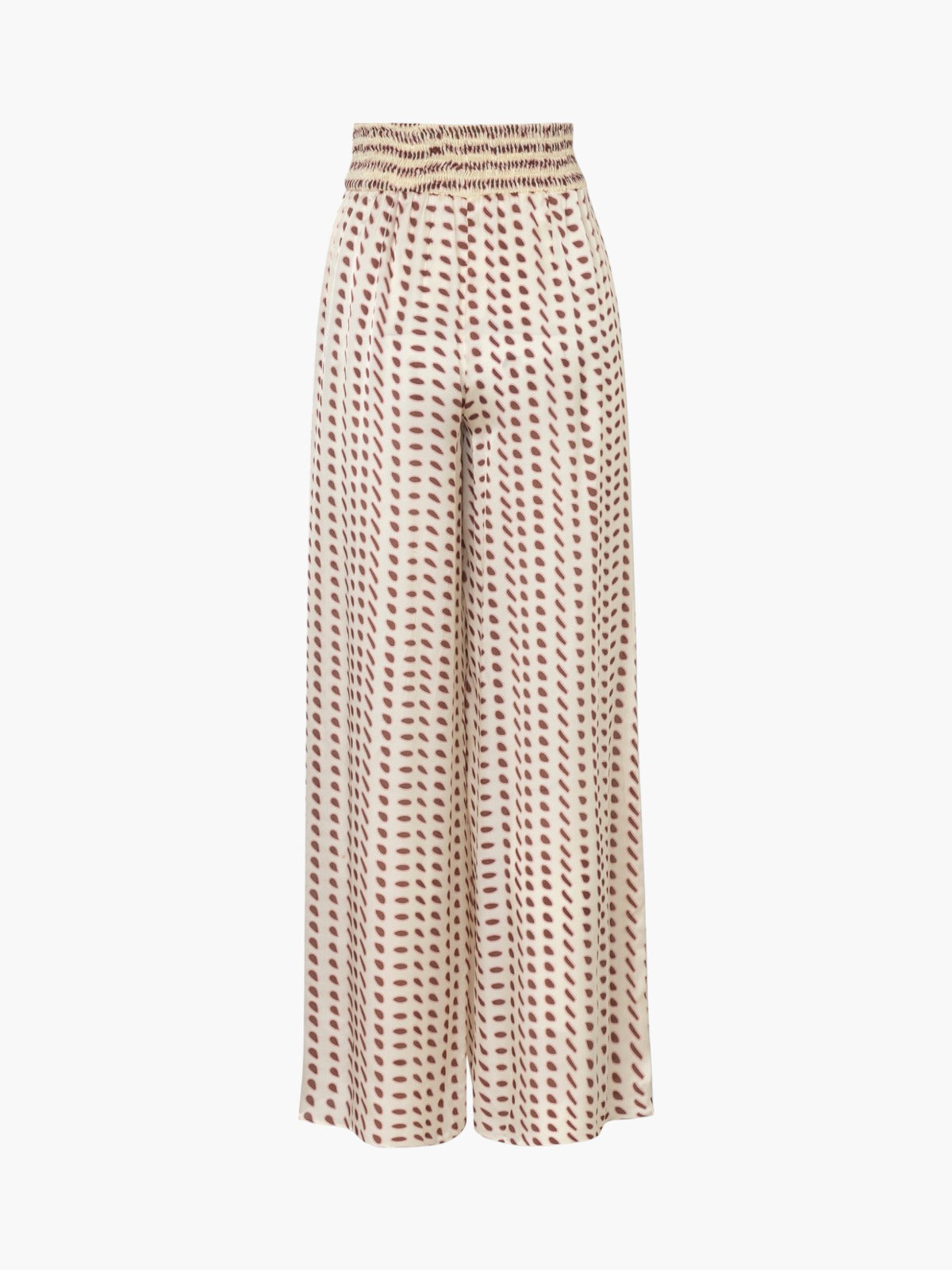 San Cipriano Silk Trousers | Ivory Wine Seeds San Cipriano Silk Trousers | Ivory Wine Seeds