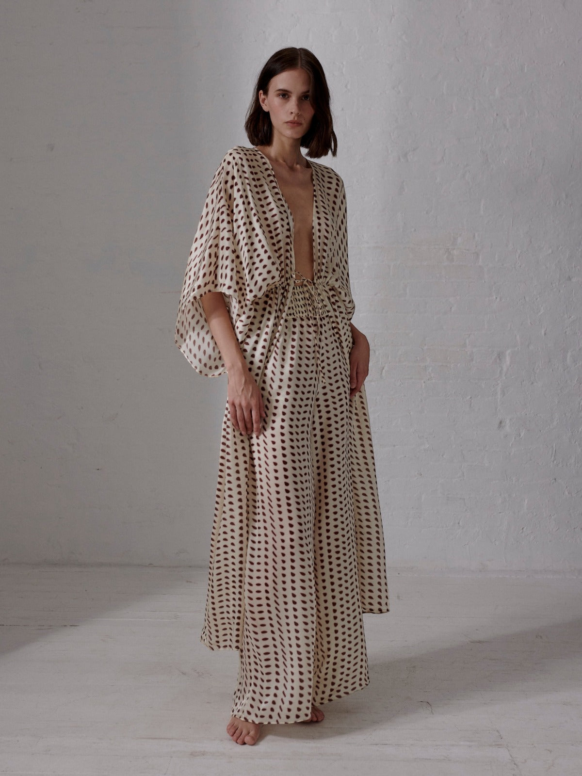 San Cipriano Silk Tunic | Ivory Wine Seeds San Cipriano Silk Tunic | Ivory Wine Seeds